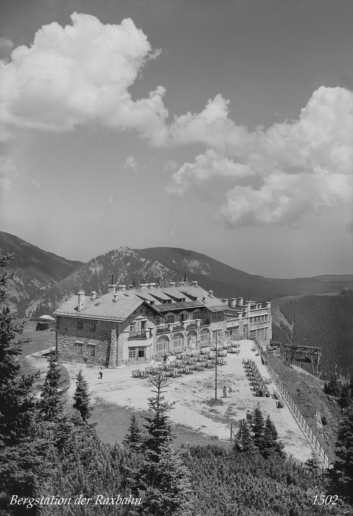 Bergstation der Raxbahn